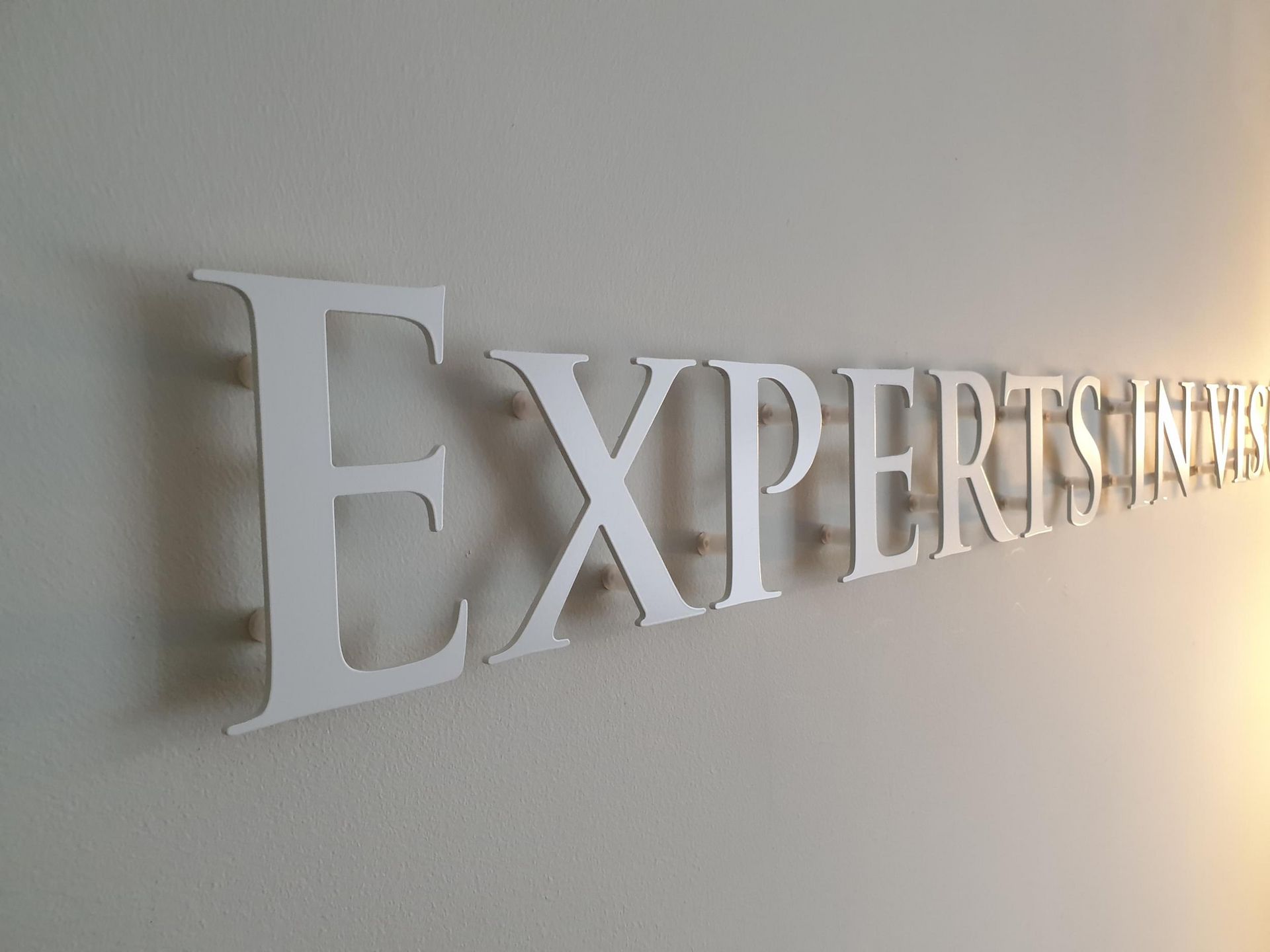 Experts in Visual Flat Cut Letters applied to internal wall